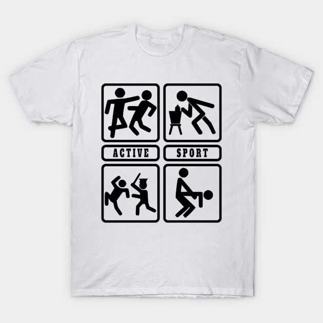 Active Sport T-Shirt by Bongonation